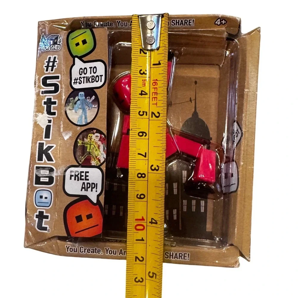 Stikbot Pink Stop Motion Animation Action Figure Zing Toy Shed New Box Wear 2017
